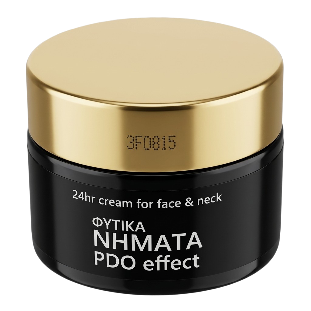 24ΩΡΗ ΚΡΕΜΑ ΠΡΟΣΩΠΟΥ & ΛΑΙΜΟΥ (24hr FACE & NECK CREAM) ΦΥΤΙΚΑ ΝΗΜΑΤΑ effect - Image 2